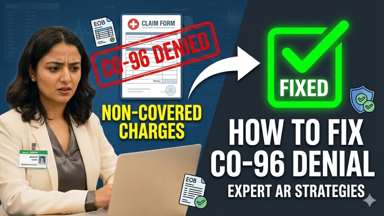 How to Resolve CO-96 Non-Covered Charges Denial | Step-by-Step Guide (2026) Level-1