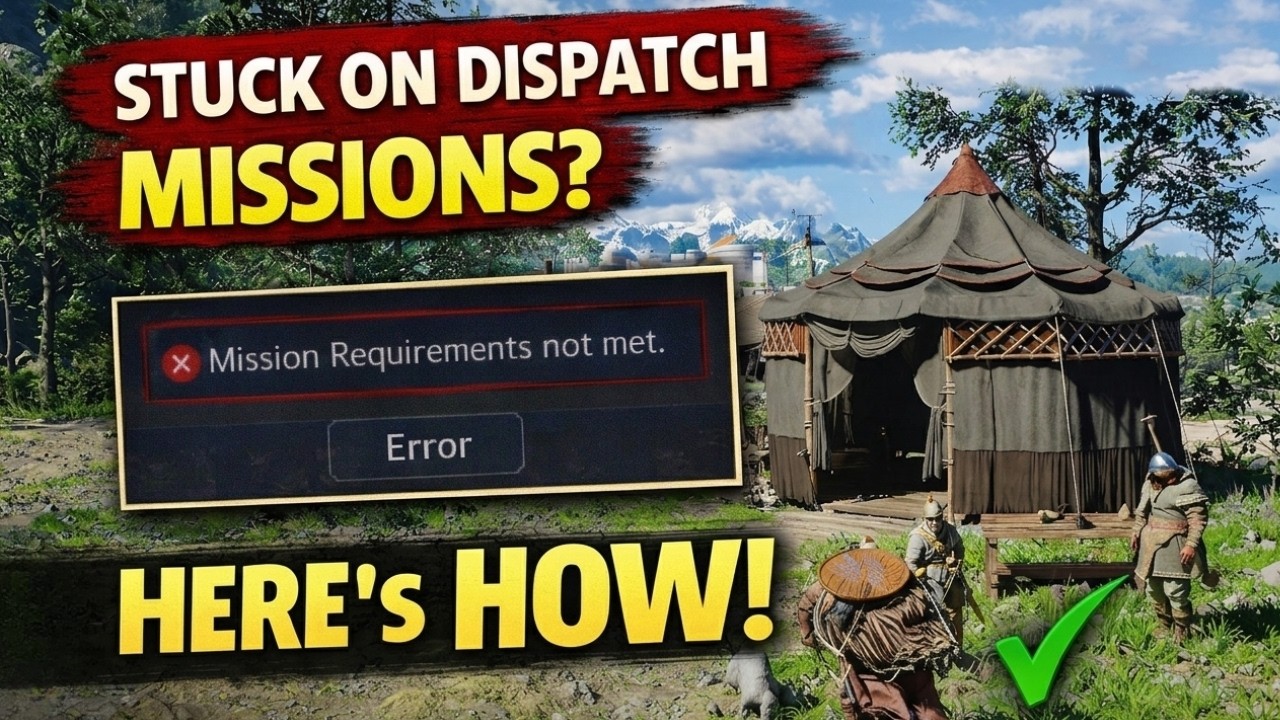 Can&rsquo;t Dispatch Mission? This Actually Works - Bustling hill - Crimson Desert