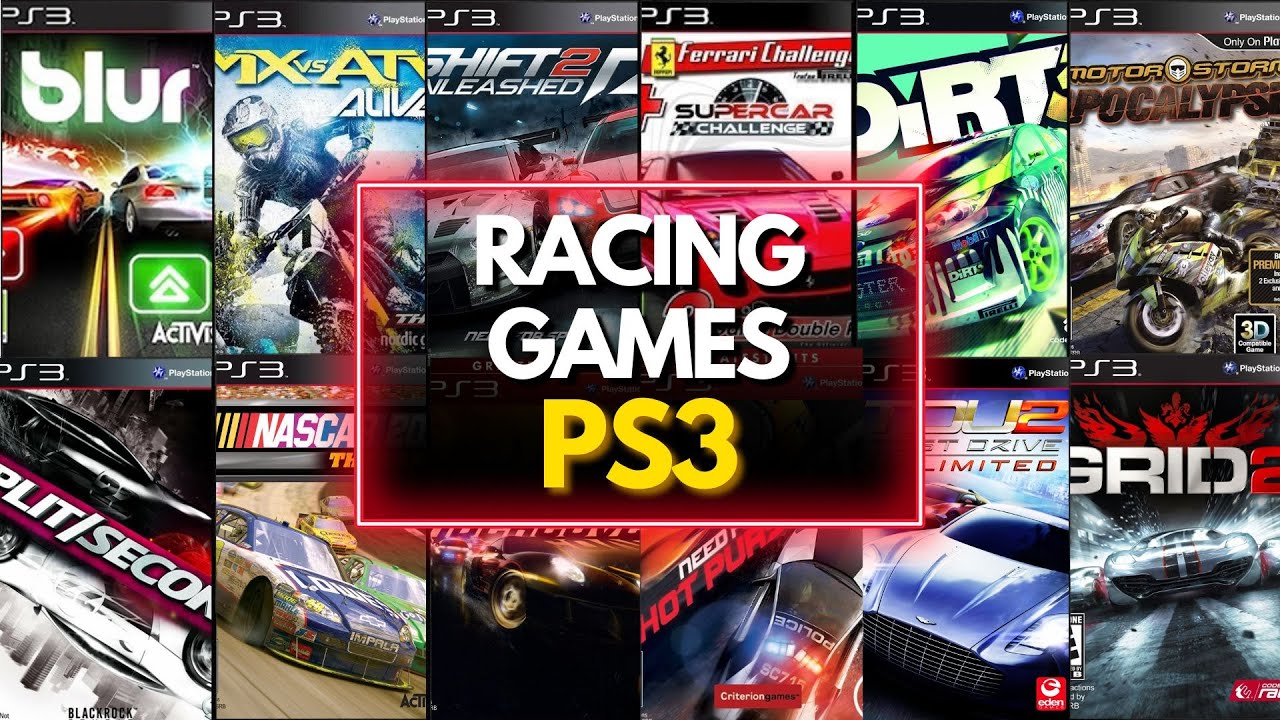 TOP 50 BEST RACING GAMES FOR PS3 | BEST PS3 GAMES