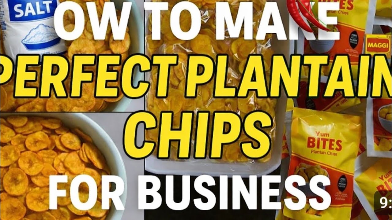 how to make sweet and crispy plantain chips. #chips #howto #snacks 
