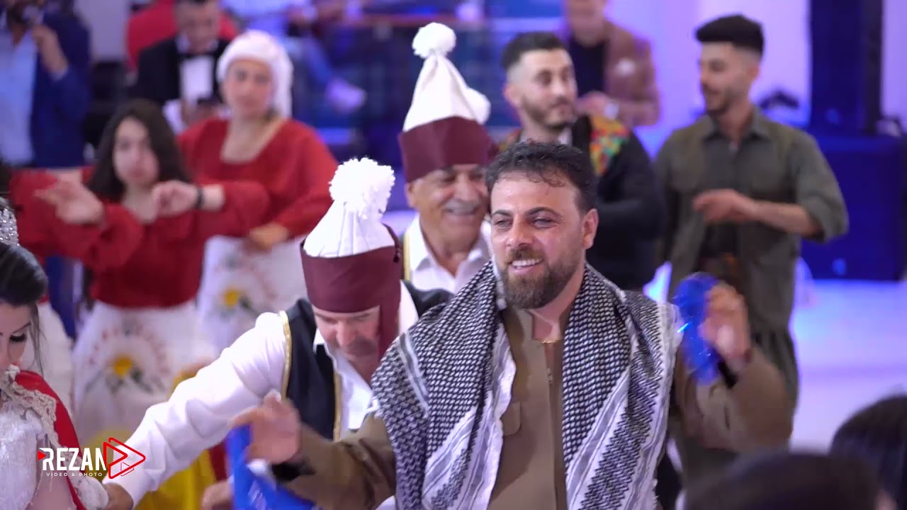 أعراس عفرين في أوروبا العريس نضال صاحب شركة جودي للمواد الغذائية فقرة الحنة مع فرقة زوزان
