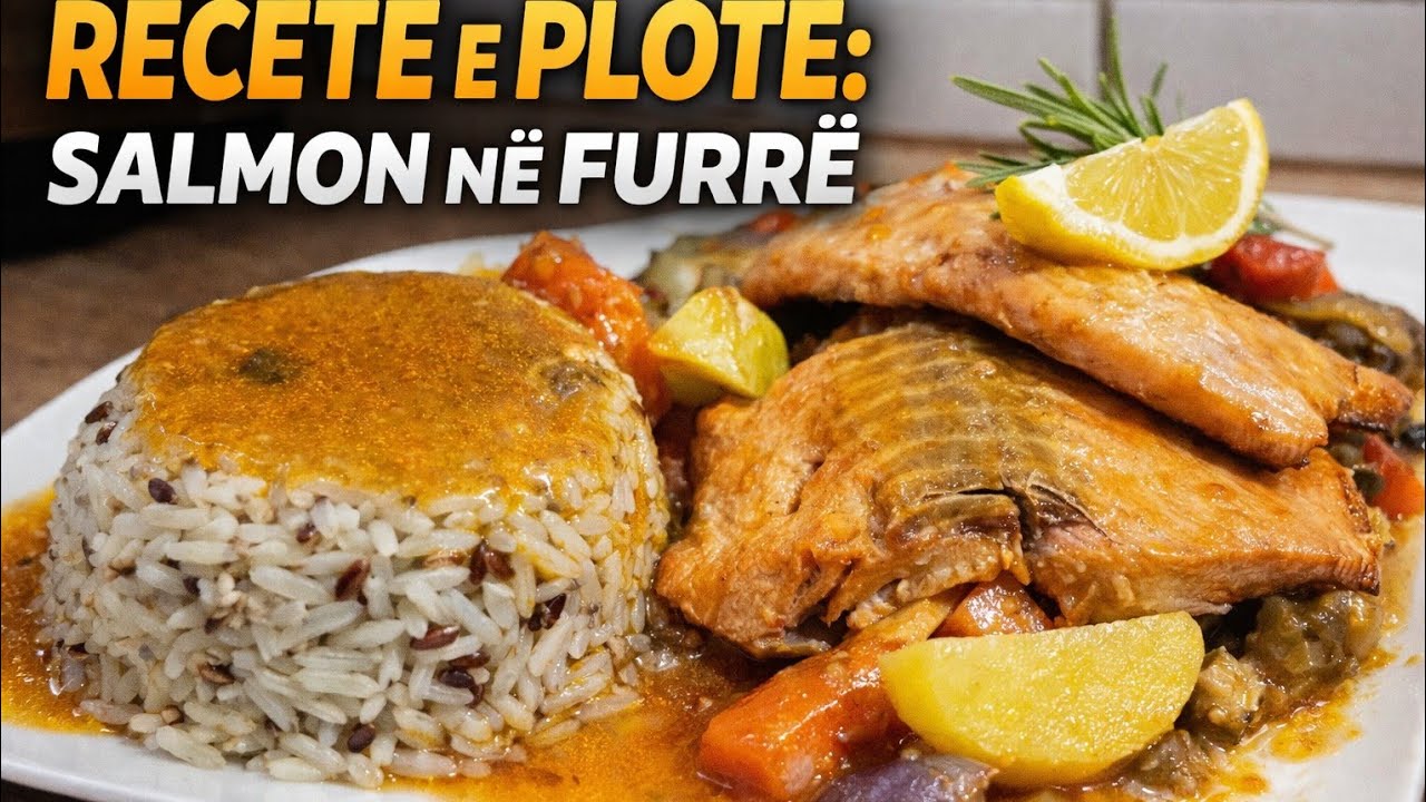 Hajde gatuaj me mua | Drekë te shëndetshme salmon në furrë me perime| #HGMM #hgmm #hajdegatuajmemua 