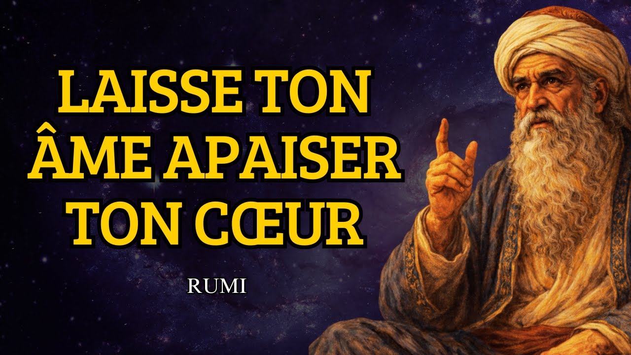 Comment Permettre À Ton Âme De Dissoudre Toute L’ANXIÉTÉ De Ton Cœur | RUMI (méthode soufie)