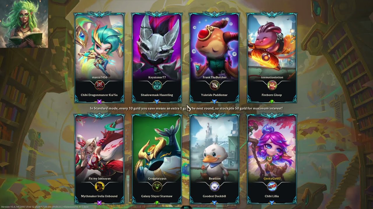 Ranked TFT Set 16.5 Plat III: Ionia (Solo Queue)