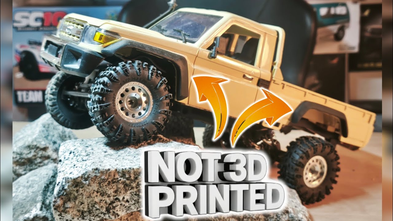DIY Wide Body Fenders (Not 3D Printed!) for MN82 - Fitting 70mm Tires | RC Crawler Upgrade