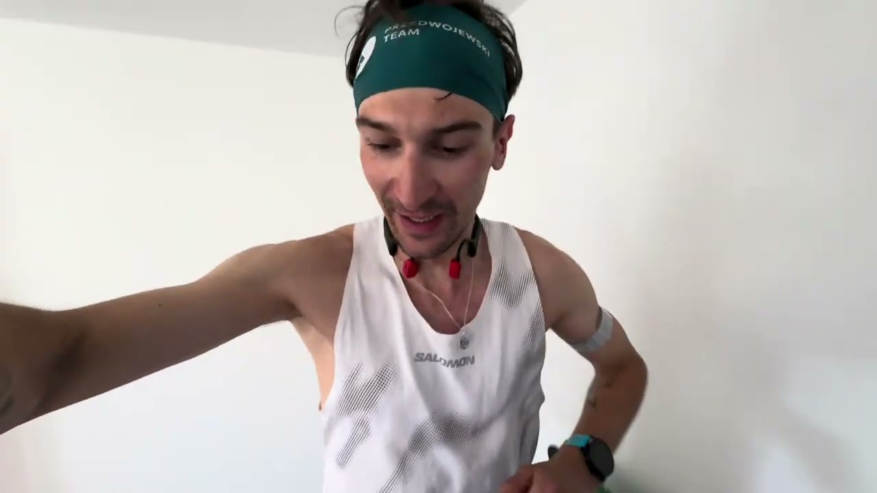 Long run na bieżni mechanicznej.