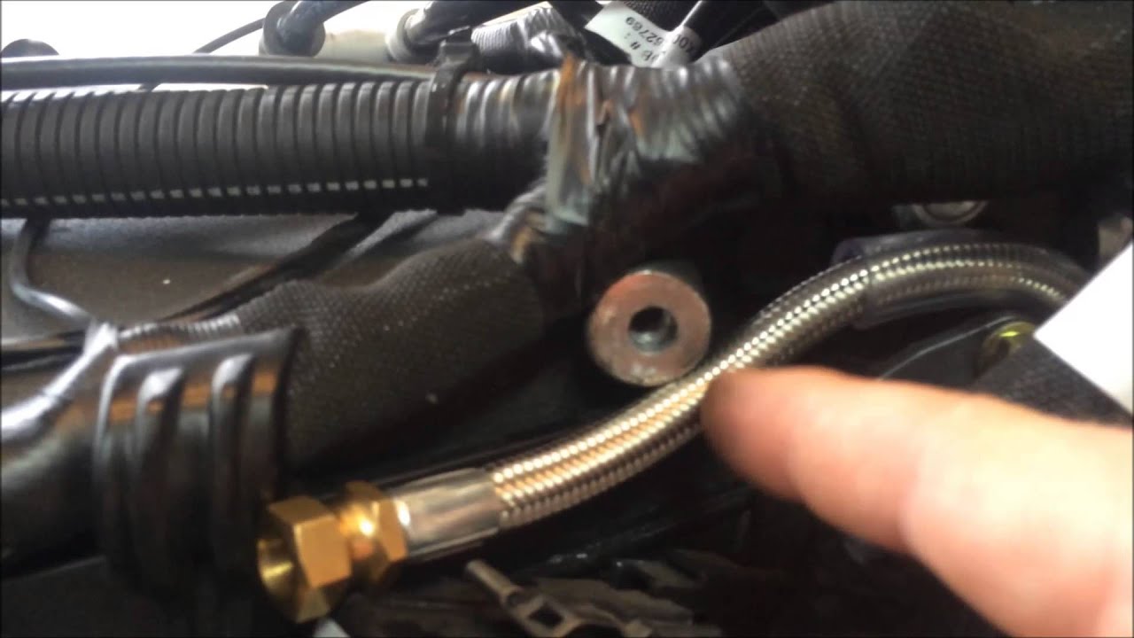 Victory Cross Country Air Shock Hose Relocation