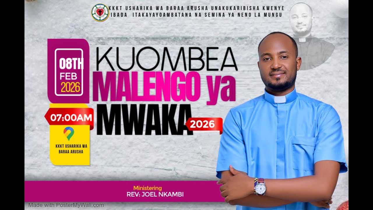 SEMINA YA NENO LA MUNGU |REV:JOEL NKAMBI |08 FEBRUARY 2026 |kkkt usharika wa baraa