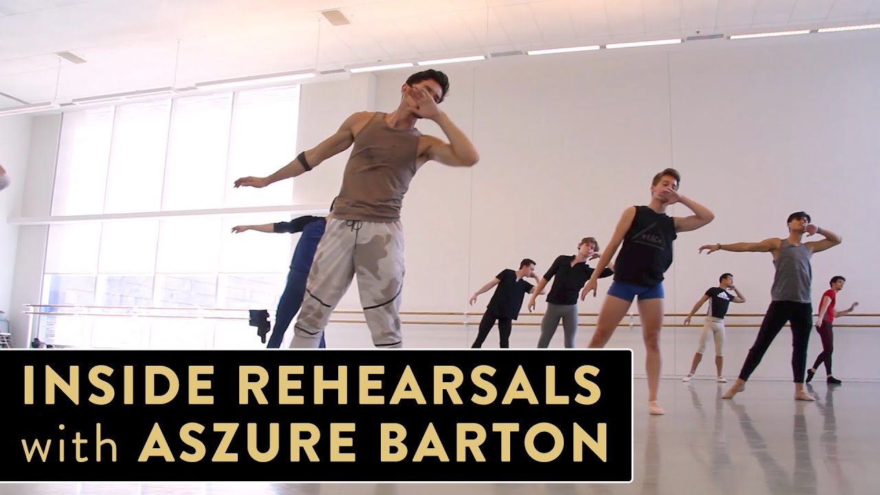 Houston Ballet Rehearsal with Aszure Barton