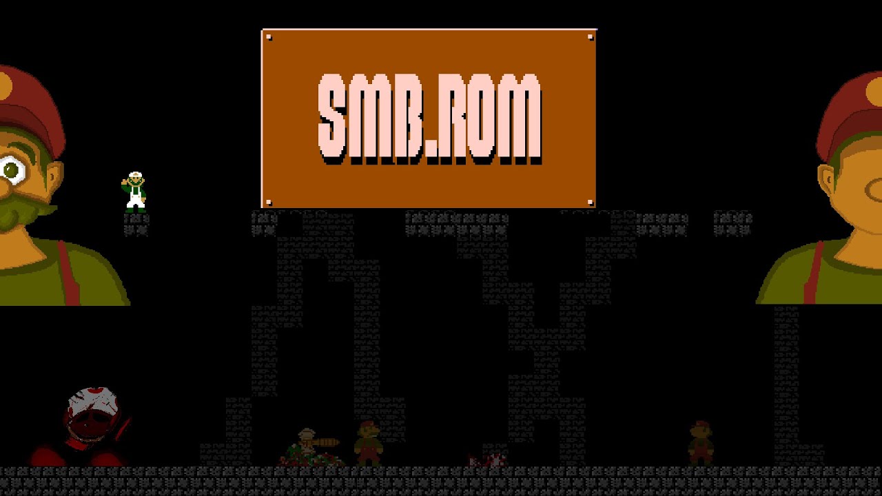 SMB.ROM (horror) Mari0 mappack