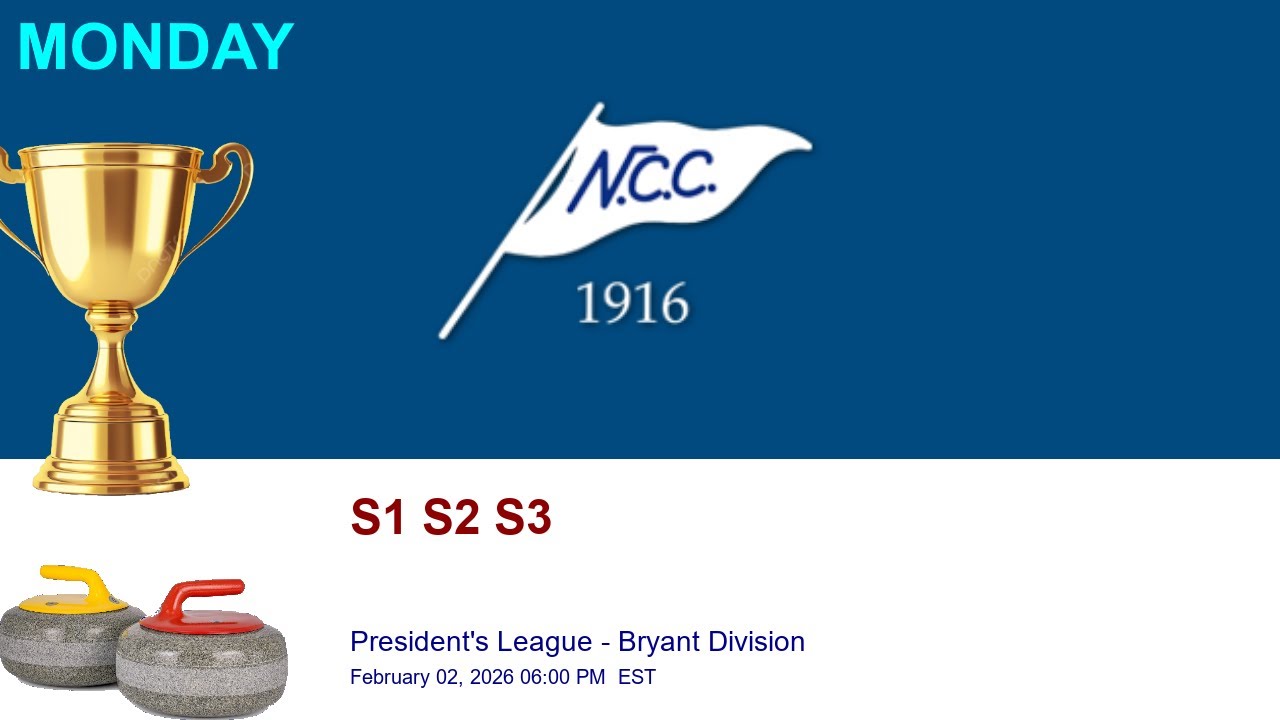S5: NCC President's League - Bryant Division | S1 S2 S3