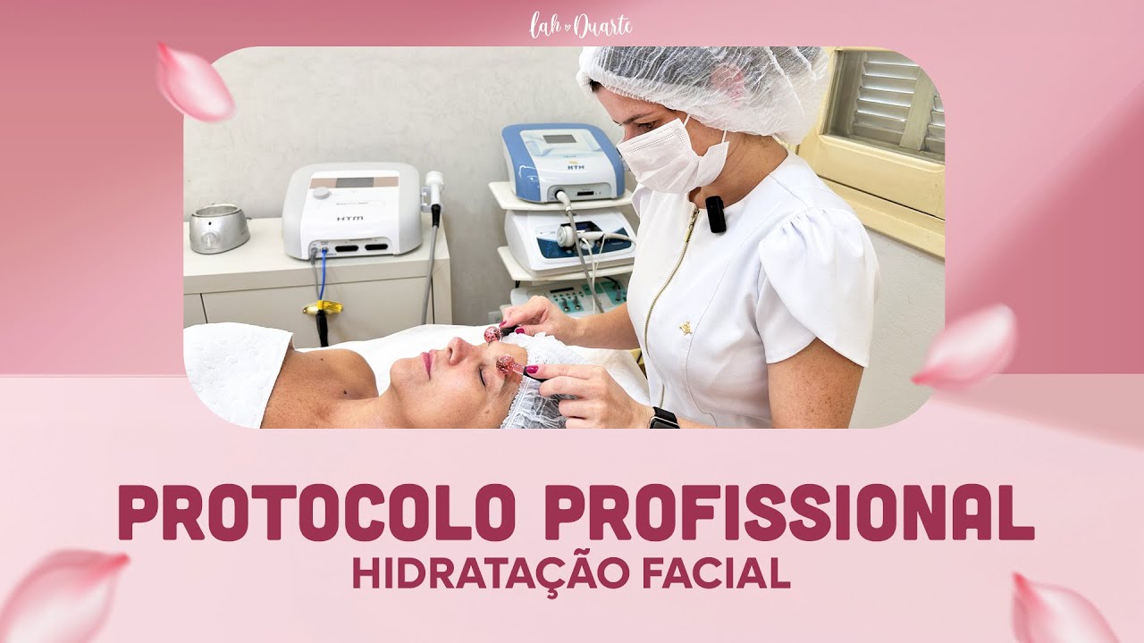 Protocolo profissional de hidratação facial