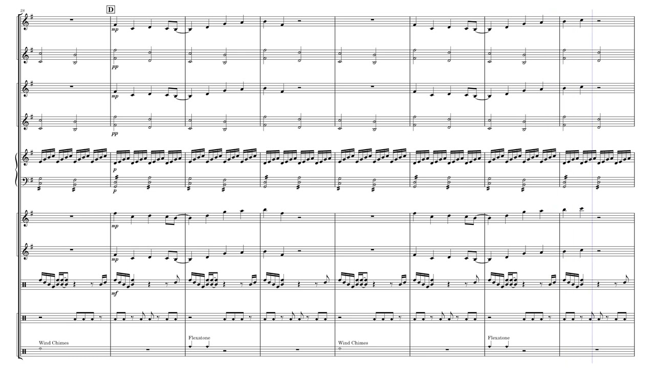 U9TD - [ Threshold of Chaos ] for Percussion Ensemble