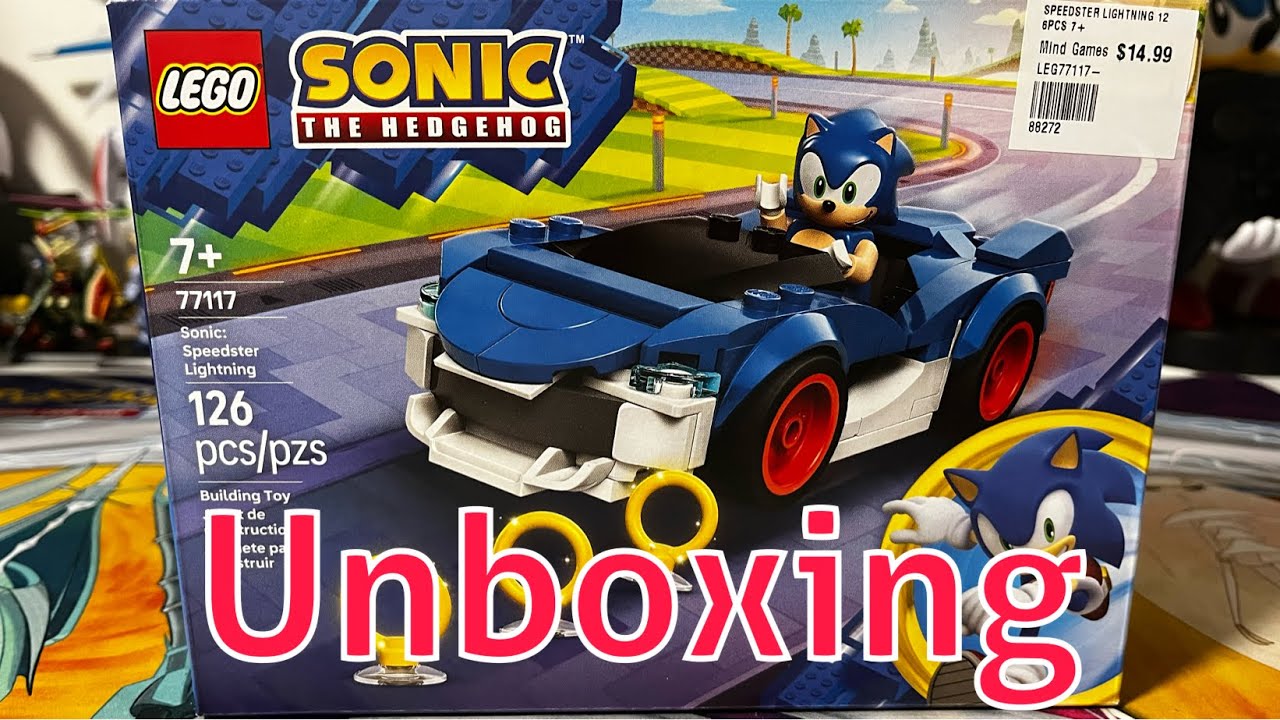 Sonic Speedster Lighting Lego set Unboxing / Review