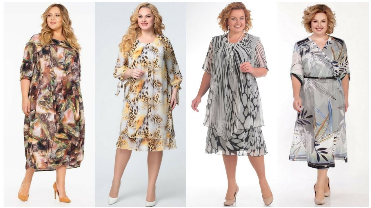 Most beautiful plus size floral printed dresses 2023 || new pinterest dresses