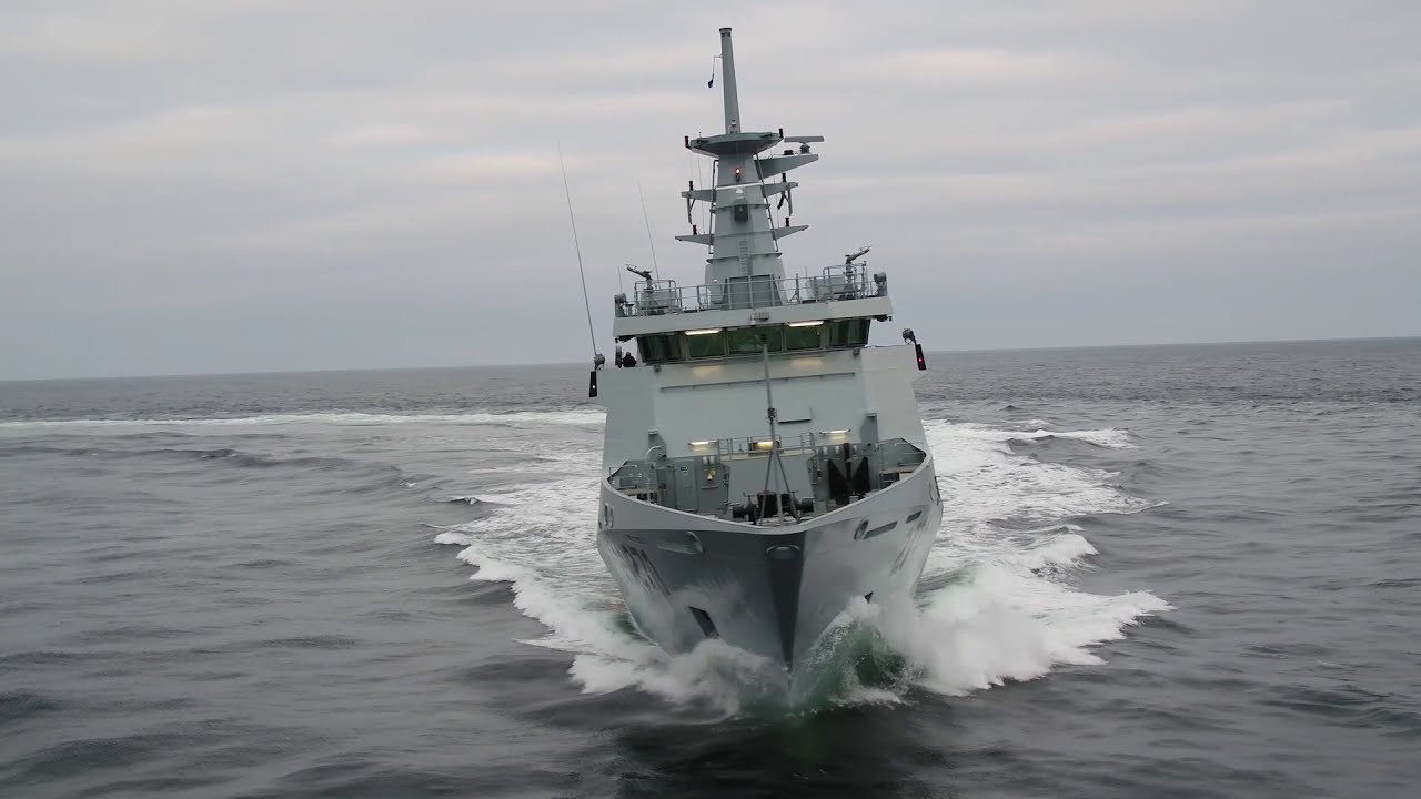 Sea Trials Damen OPV 1900 - PNS Yarmook