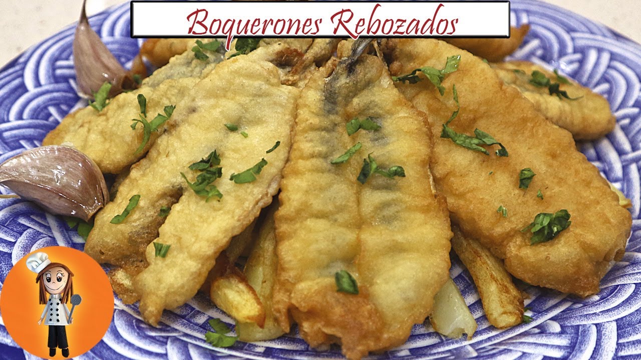 Boquerones Rebozados con Patatas Fritas | Receta de Cocina en Familia