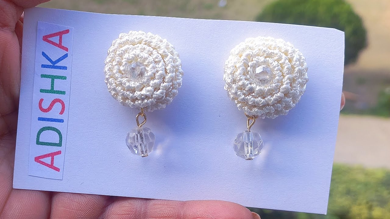 Beautiful Crochet Earrings Tutorial