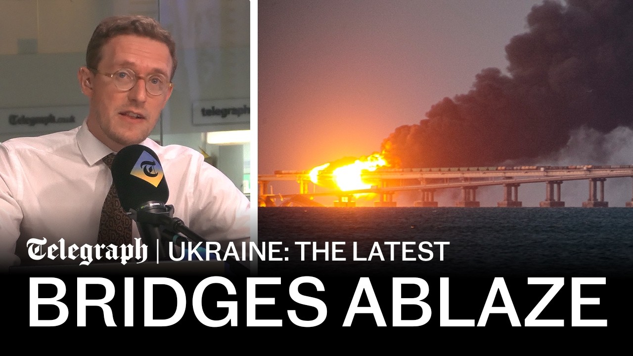Ukraine destroys key bridges to strangle occupied Crimea & UK Defence Secretary John Healey resigns