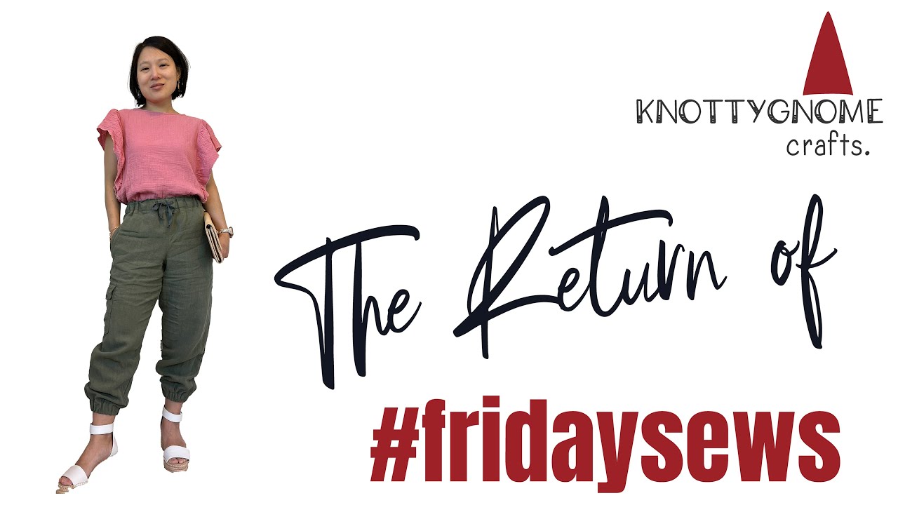 #Fridaysews A refashion, New Look 6644 joggers, and plans for more pants
