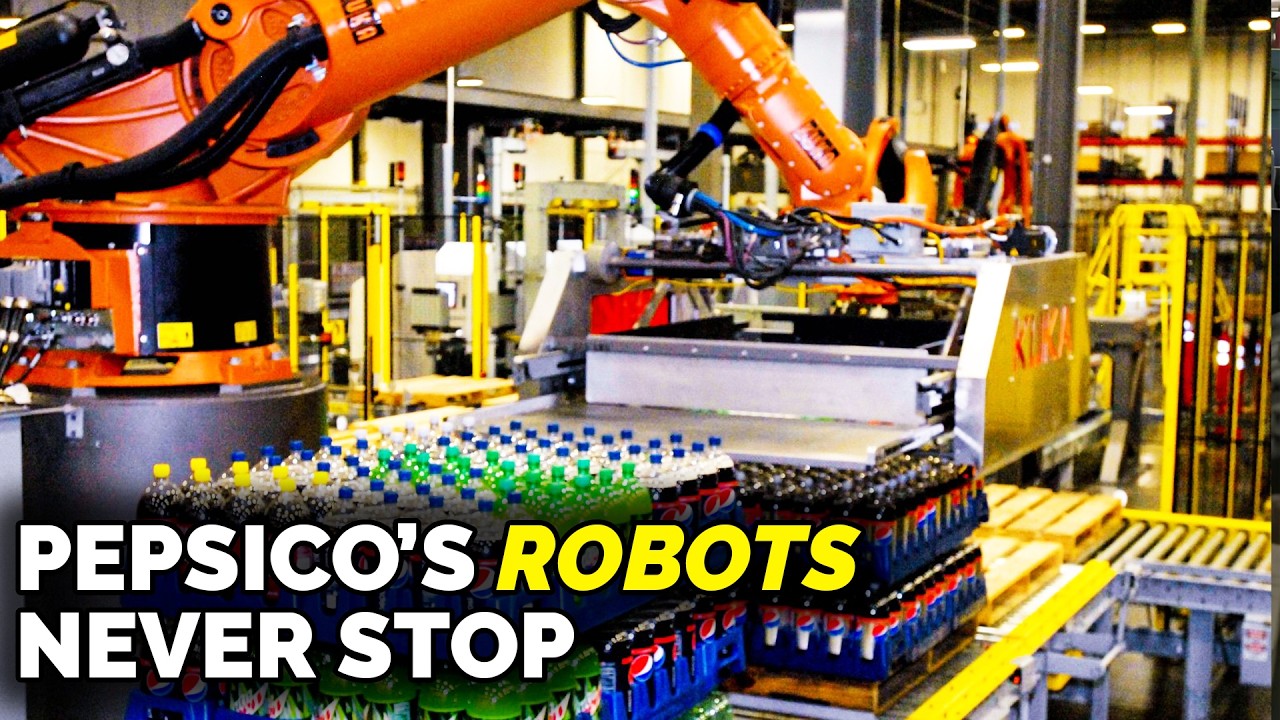 Inside Pepsi and Snacks Factory !  Food And Smart Robots.