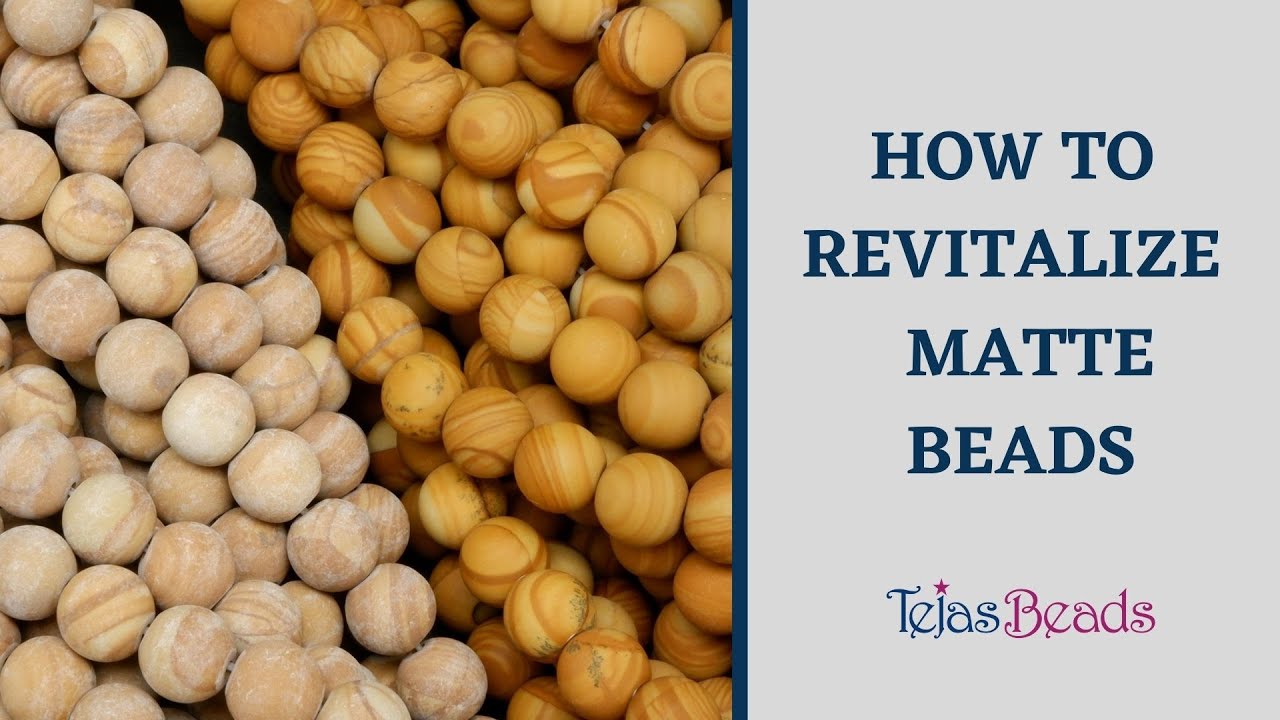 Revitalizing Matte Finish Gemstone Beads