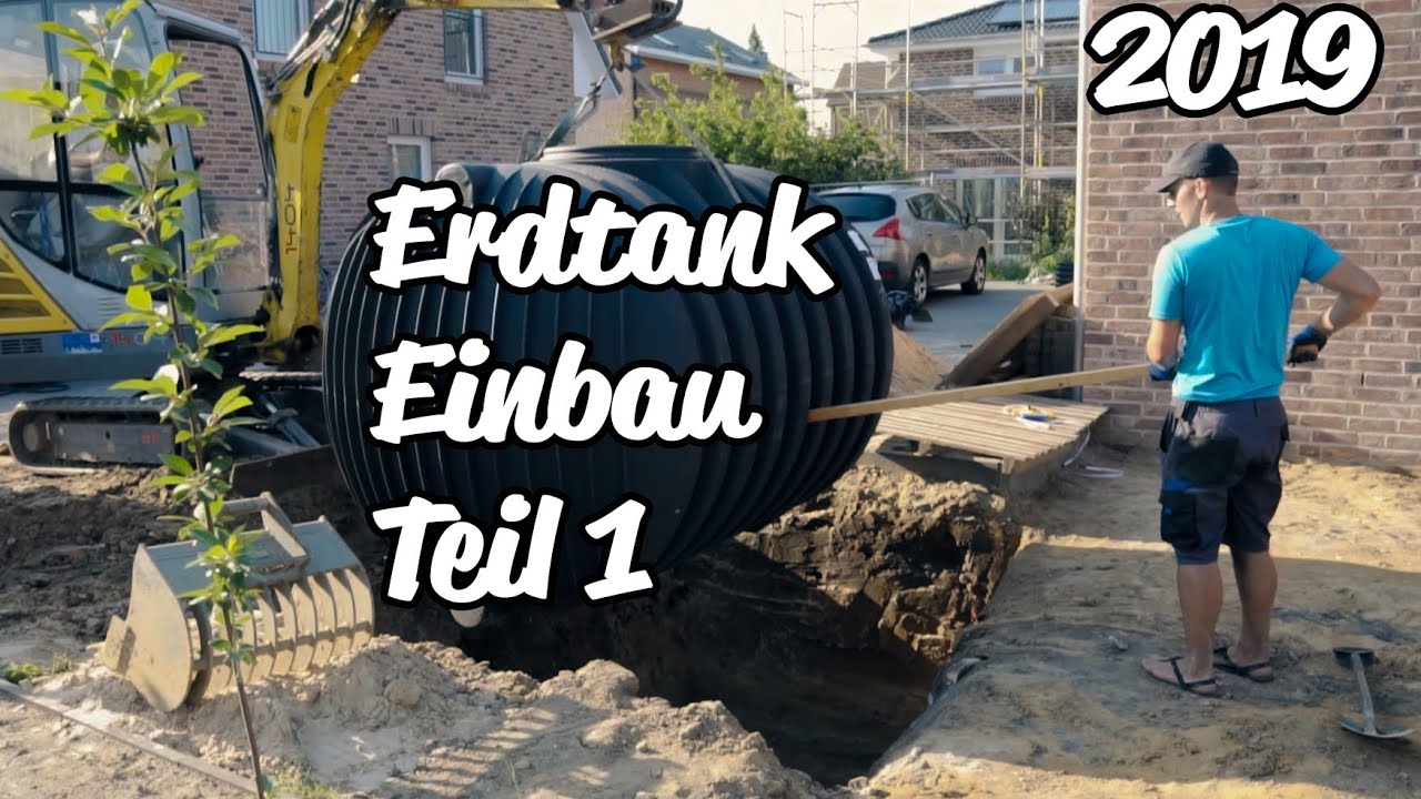 Wie wir unseren Erdtank eingebaut haben - keine fachmännische Anleitung!