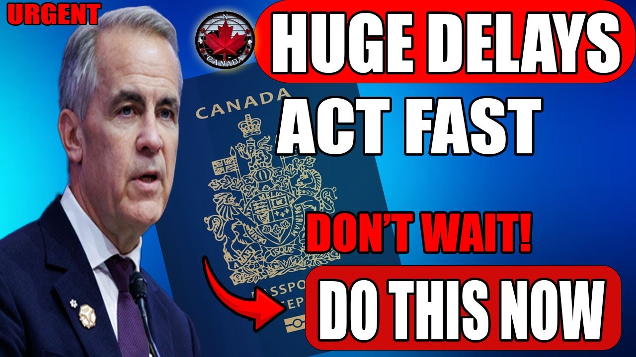 Канадский паспорт 2026 🚨 Сделайте это, иначе вам придётся ждать вечно