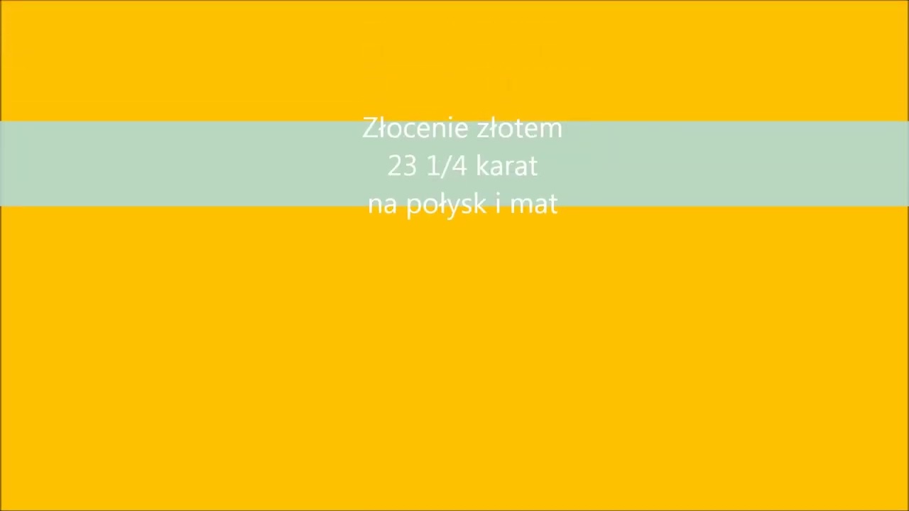 złocenie na pulment - złoto płatkowe - water gilding