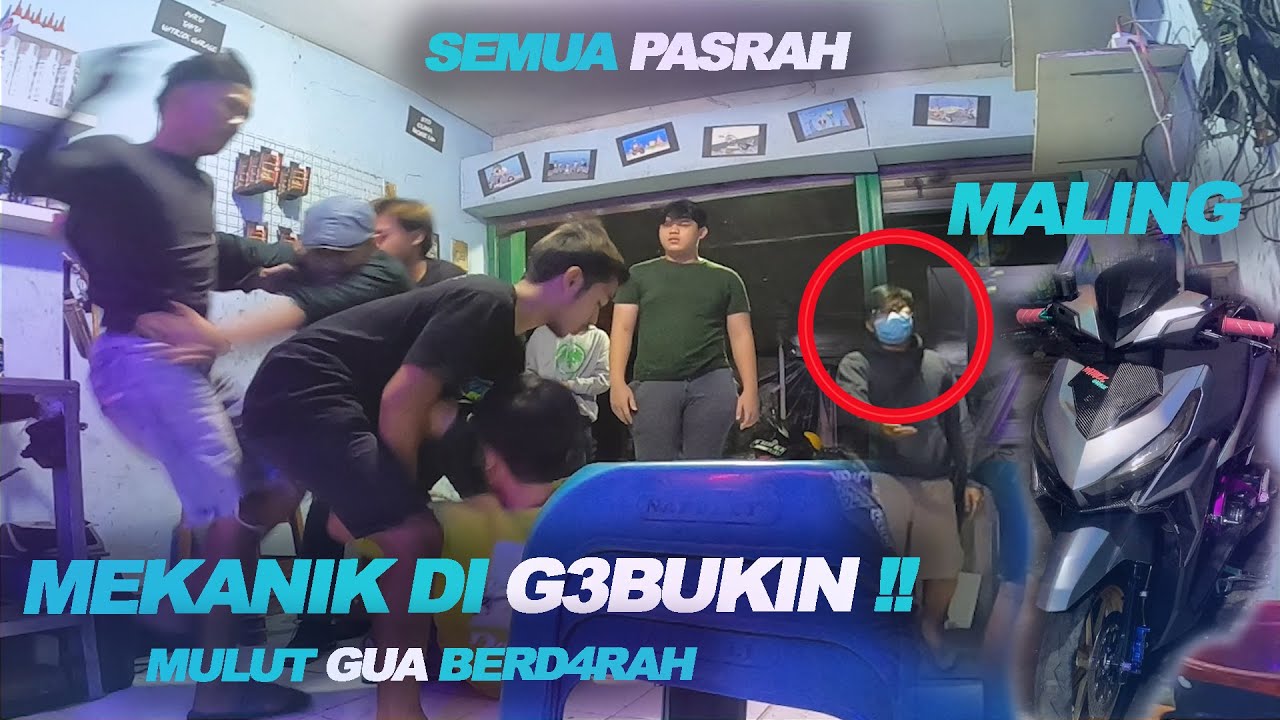 VATRICK HILANG DIBAWA KABUR MALING!! PRANK MEKANIK BENGKEL SAMPE R1BUT MAU DIBAWA KANTOR POLISI