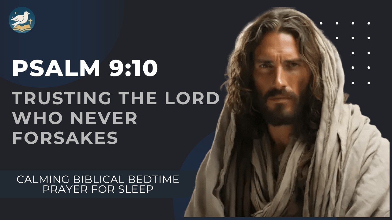 Psalm 9:10 | Trusting the Lord Who Never Forsakes | Calming Biblical Bedtime Prayer