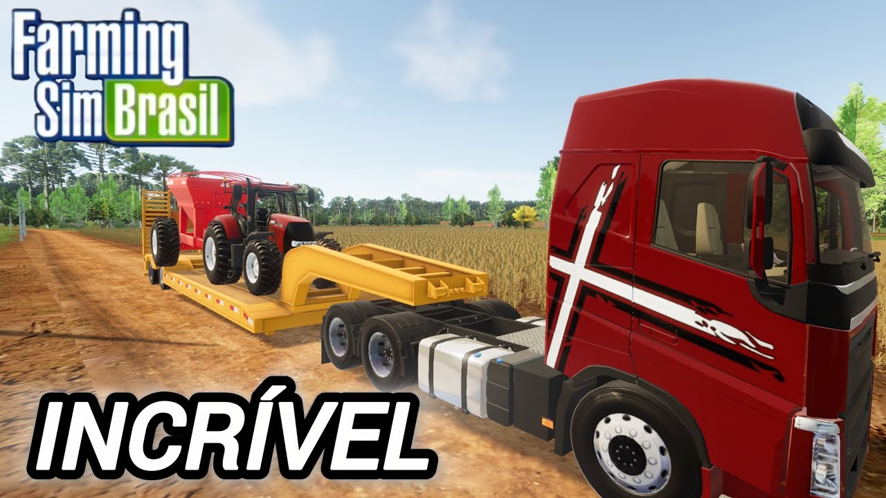 DEPOIS DA ATUALIZAÇÃO OLHA COMO O JOGO ESTÁ RODANDO 👉🏻 FARMING SIM BRASIL ✅