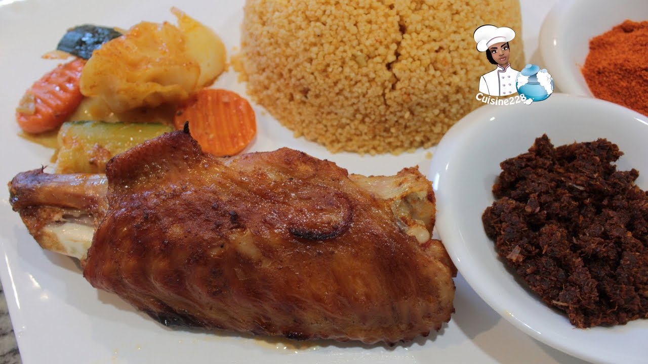 Couscous au gras & Ailes de dinde || Jollof Couscous & Turkey Wings