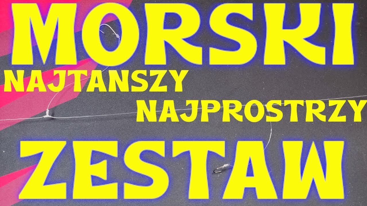 NAJTAŃSZY ZESTAW MORSKI!!! DO ŁOWIENIA NA GRUNT Z PLAŻY I W PORCIE.