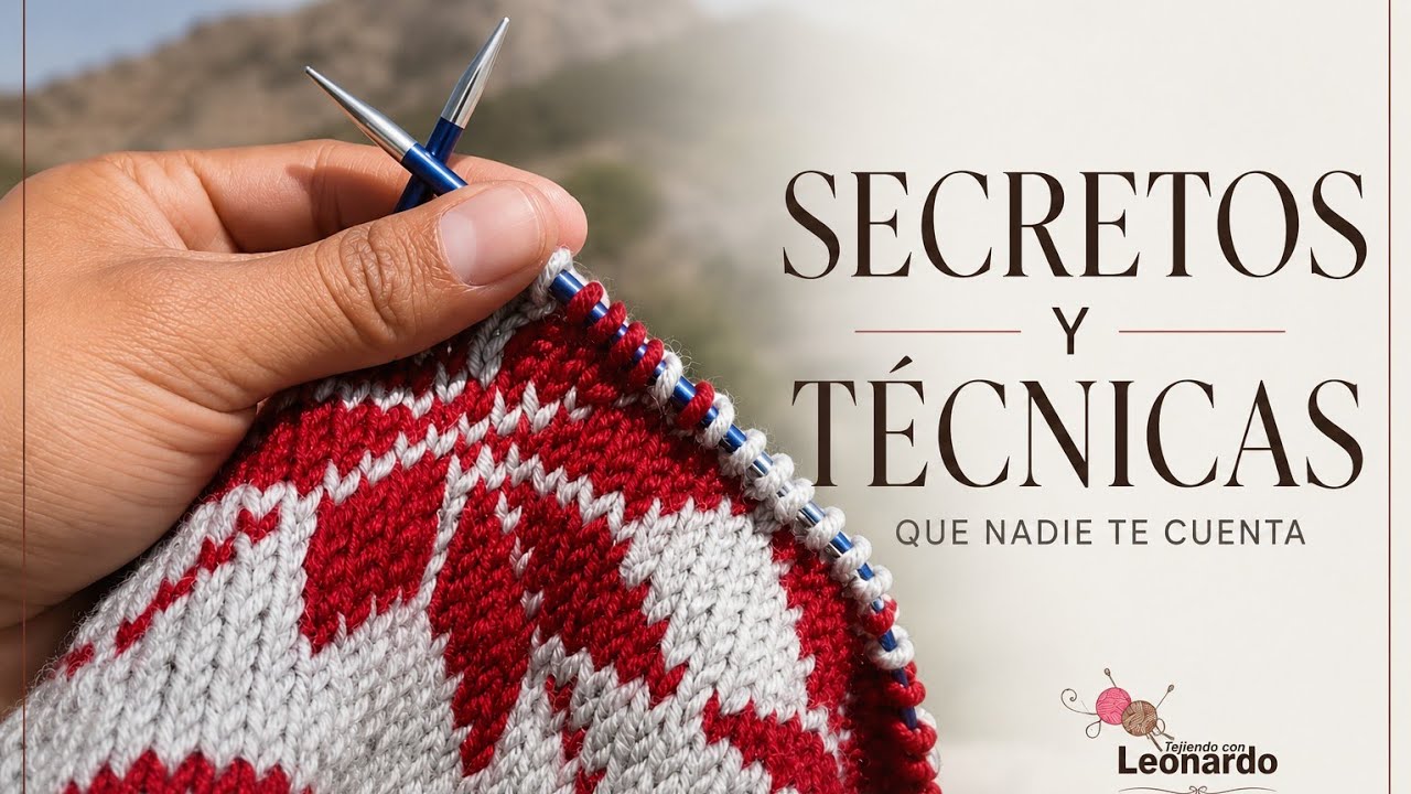 Curso para Tejer Fair isle, Jacquard Gorro y Cuello/Tejiendo con Leonardo