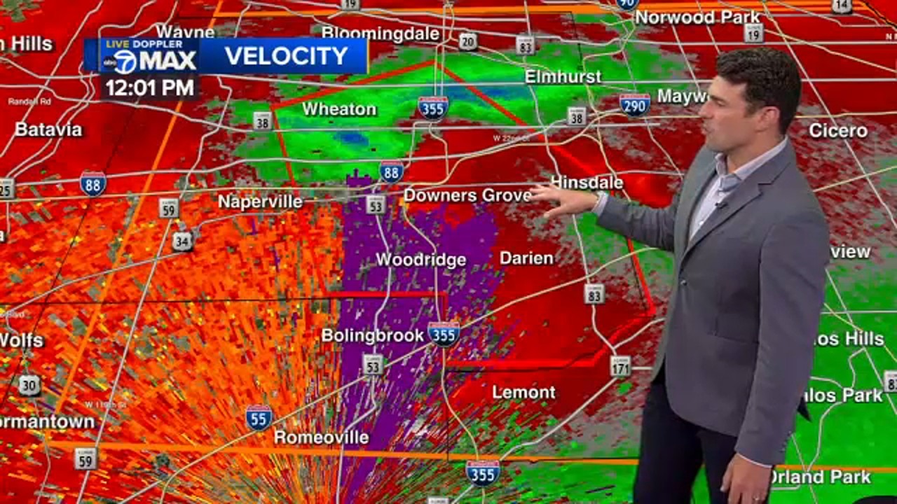 LIVE Radar, weather updates: Tornado Warning issued for DuPage County