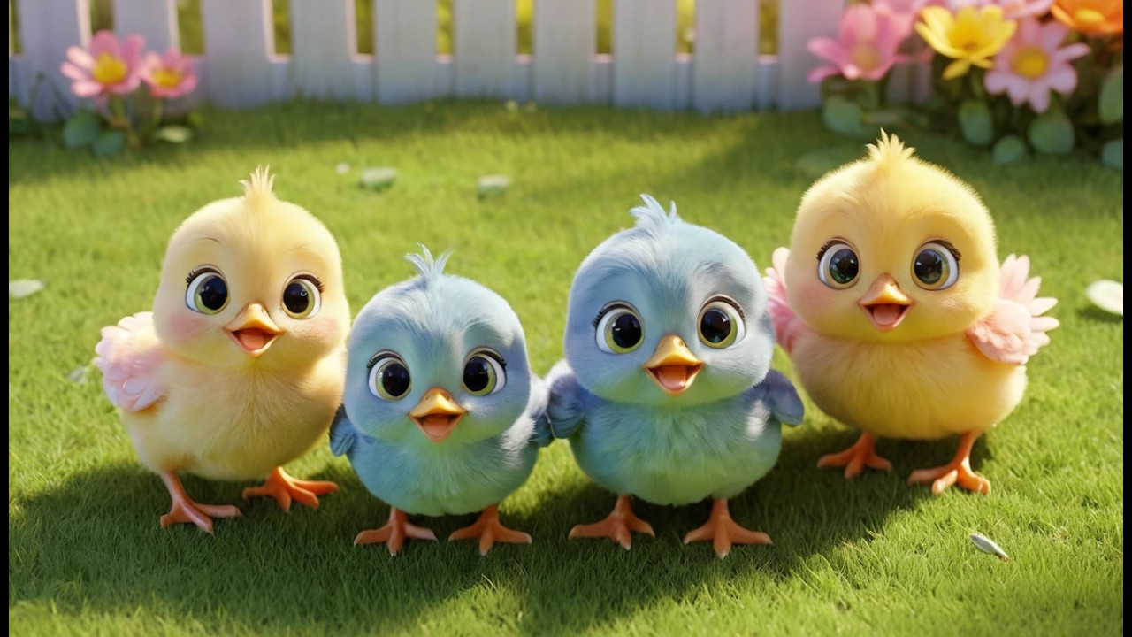 Five Little Chicks Chirp Chirp Chirp | Cute Baby Chicken Songs & Nursery Rhymes