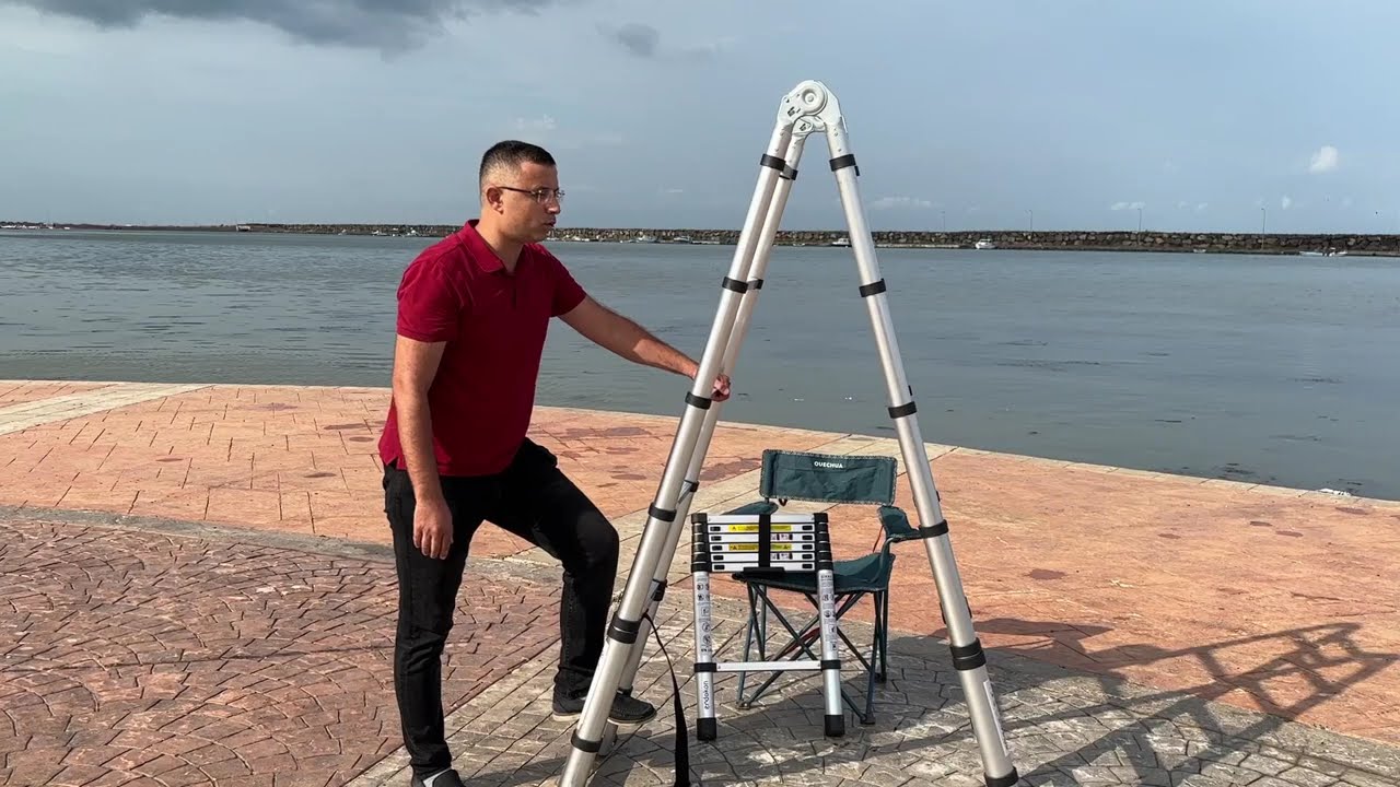 200 cm. (7 basamaklı) I tipi ve 220+220 cm. (7+7 Basamaklı) A Tipi Teleskopik Merdiven Ürün İnceleme