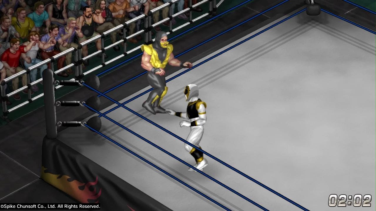 FIRE PRO WRESTLING WORLD: Scorpion vs. White Ranger