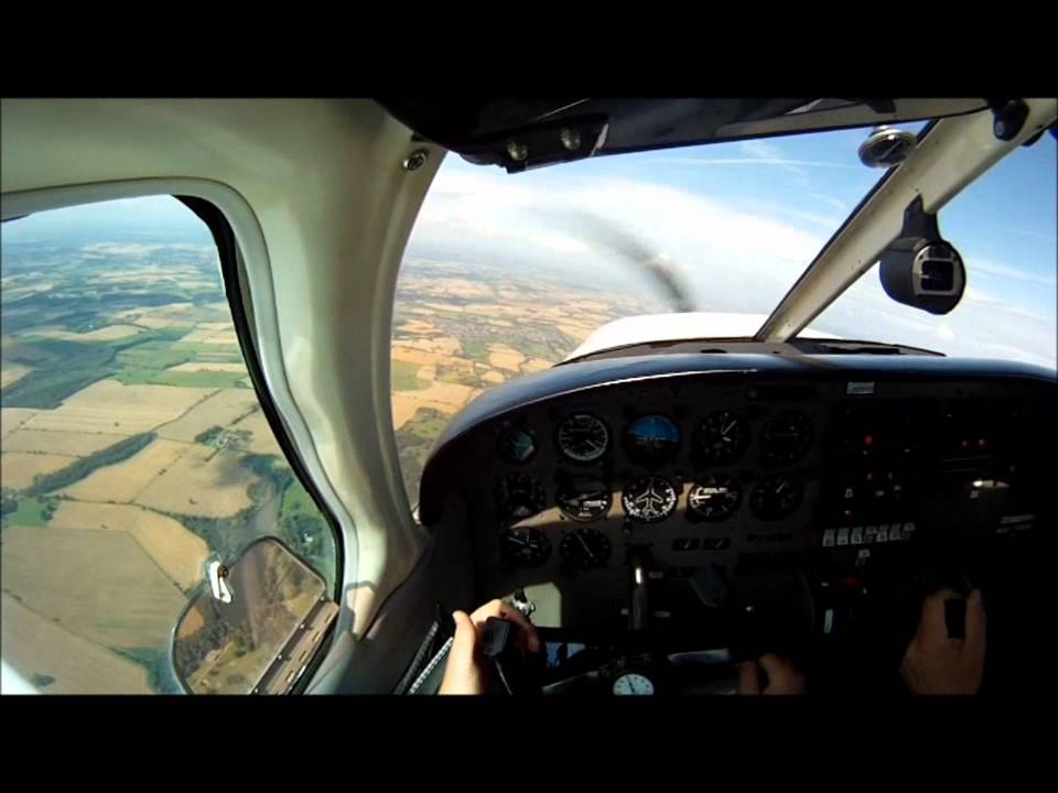 GoPro Flying: (EGBO) PA28 Stalls/Unusual Attitude/Spiral Dive Recovery