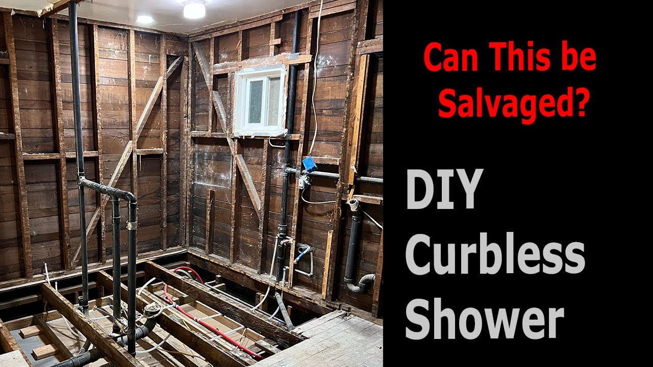 Углубление ванной комнаты для установки душа без поддона (можно сделать своими руками!) | Vine 11