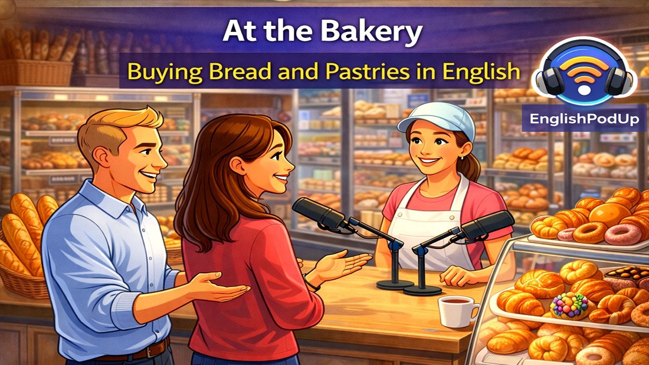 At the Bakery  Buying Bread and Pastries in English