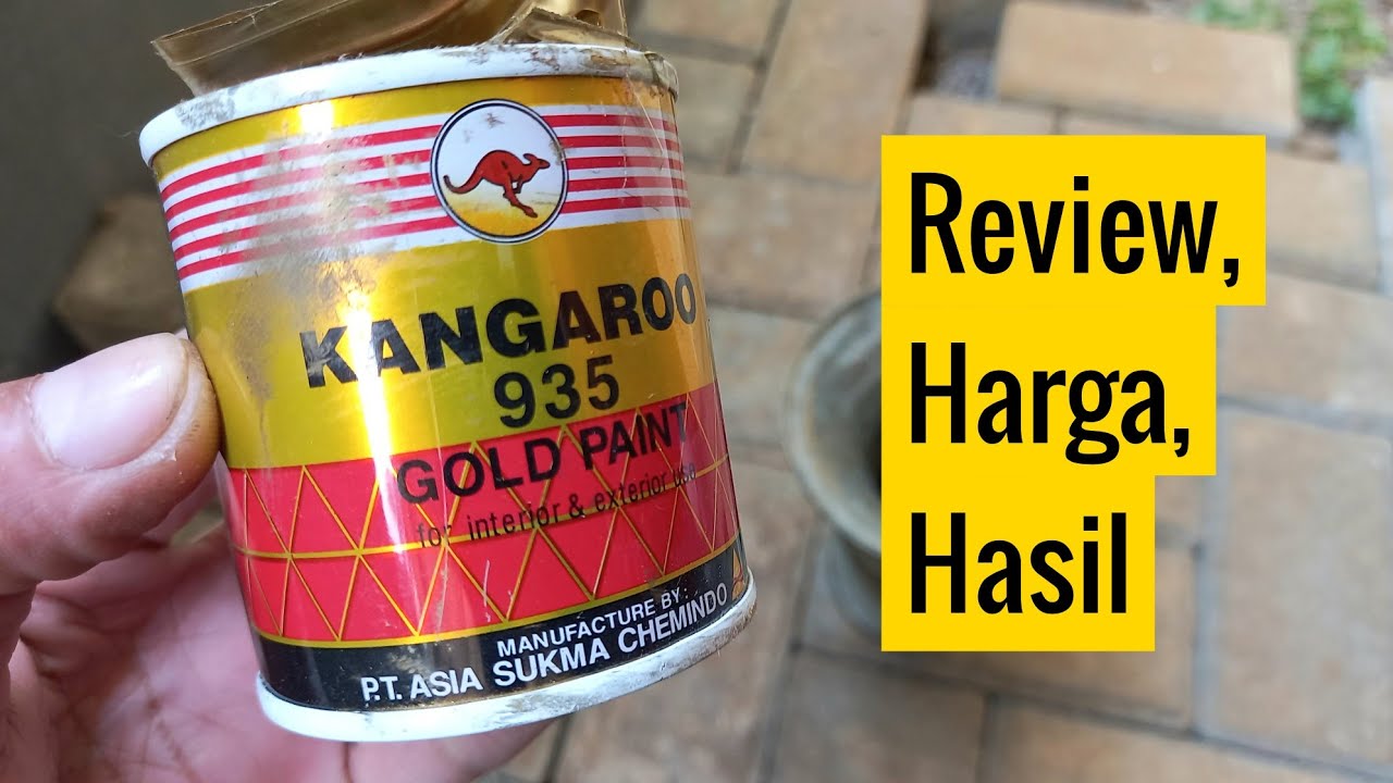 Cara Menggunakan Cat Warna Emas KANGAROO Gold Paint 935
