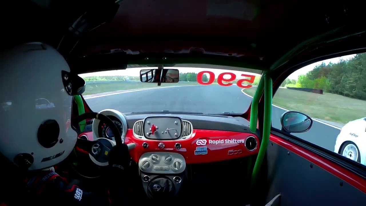 Trofeo di serie - puchar fiata 500 - wsmp- tor Poznań - akcja 1 i 2 runda 2022 - T.Szczypka