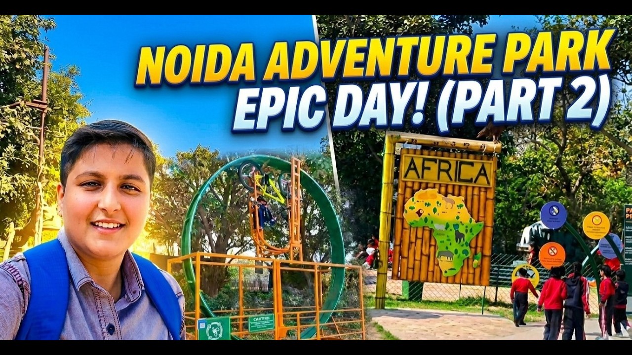 ​Noida mein mil gaya Asli AFRICA! 🌍😱 (360° Cycle Ride)
