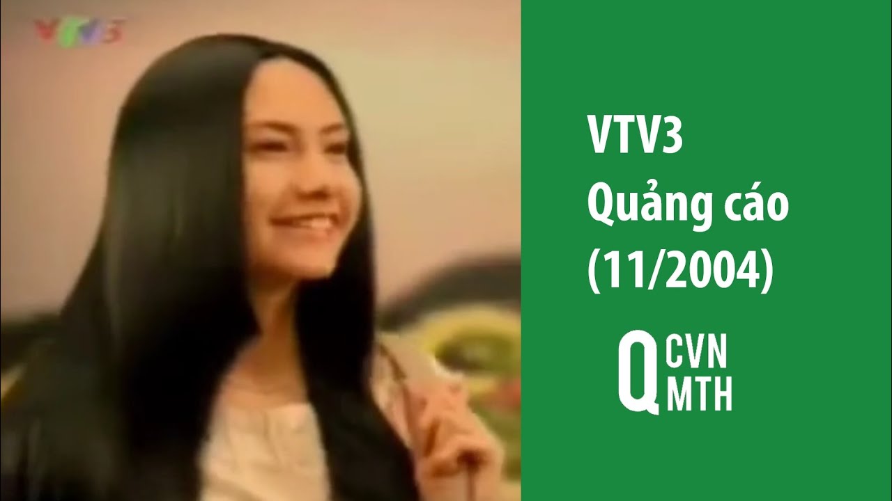 Quảng cáo trên kênh VTV3 tháng 11 năm 2004