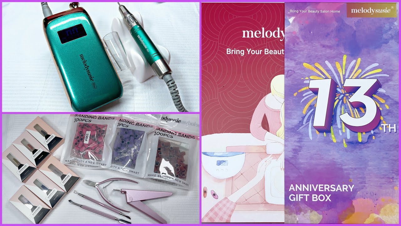 MelodySusie Jade Plus Rechargeable Nail Drill | Review | Demo | 13th Anniversary Celebration