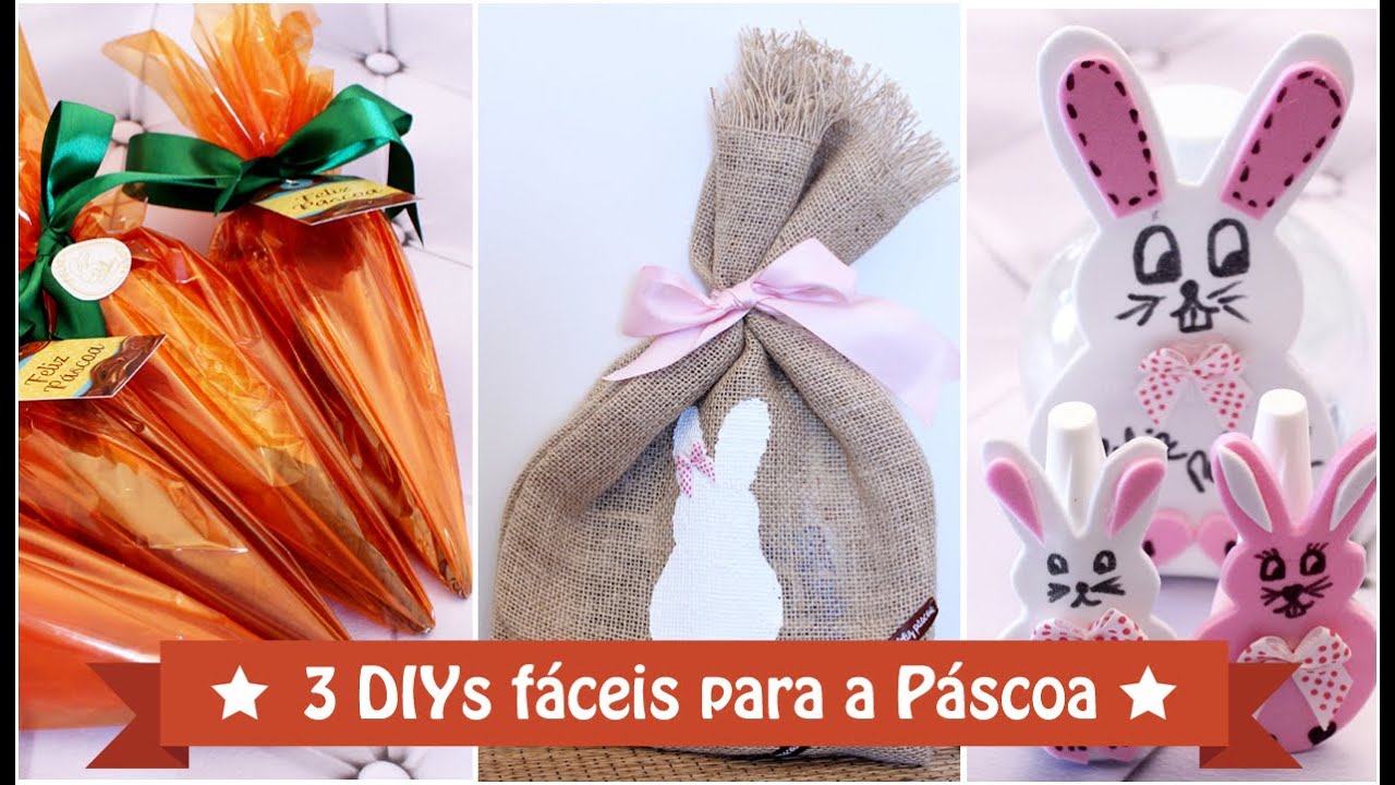DIY: 3 dicas fáceis para a Páscoa #especialpascoa