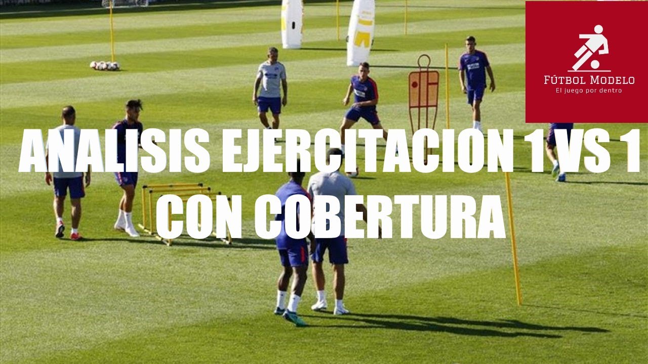 Marcelo Bielsa - Olympique M / Ejercicio defensivo en situación 1 vs 1 con cobertura