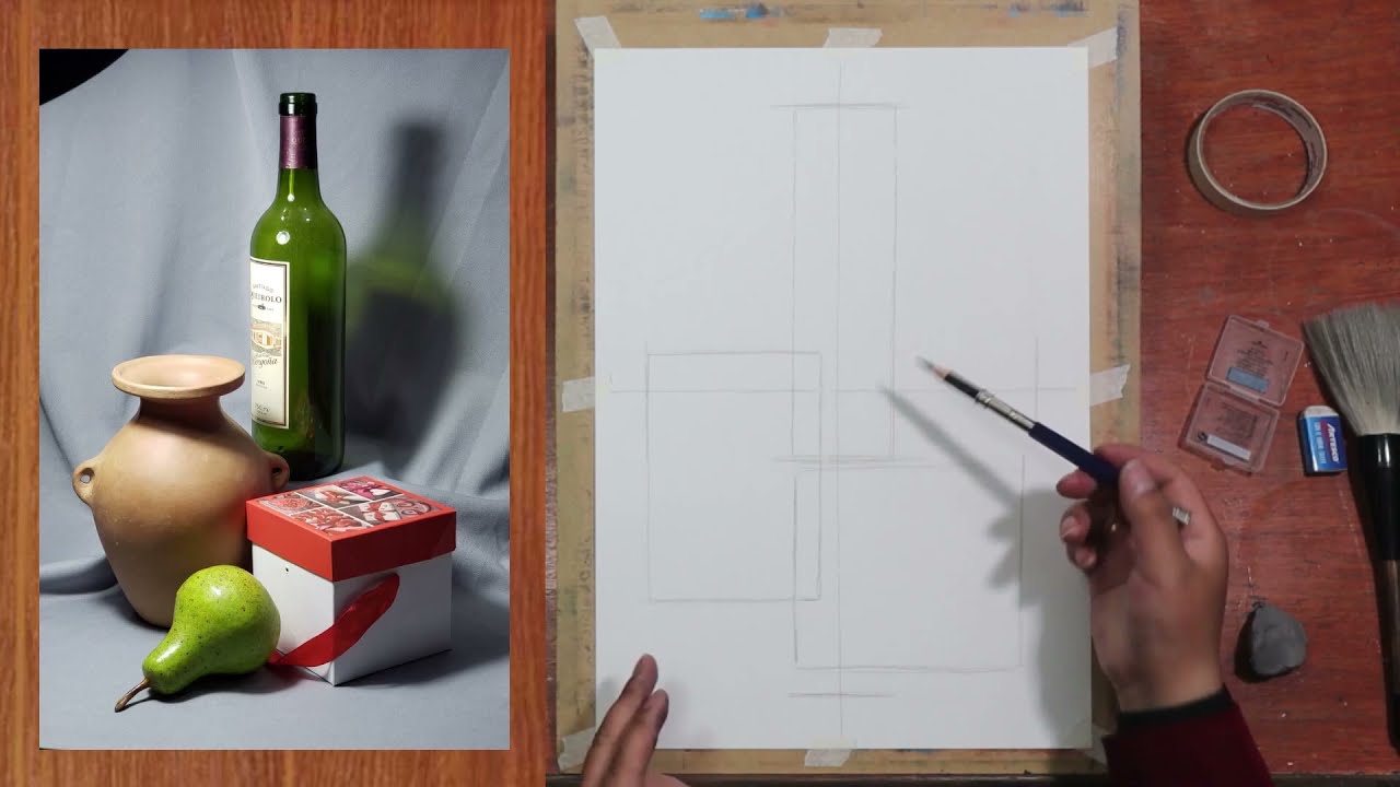 Dibujo Artístico - Composición de un bodegón - CreAprendiendo